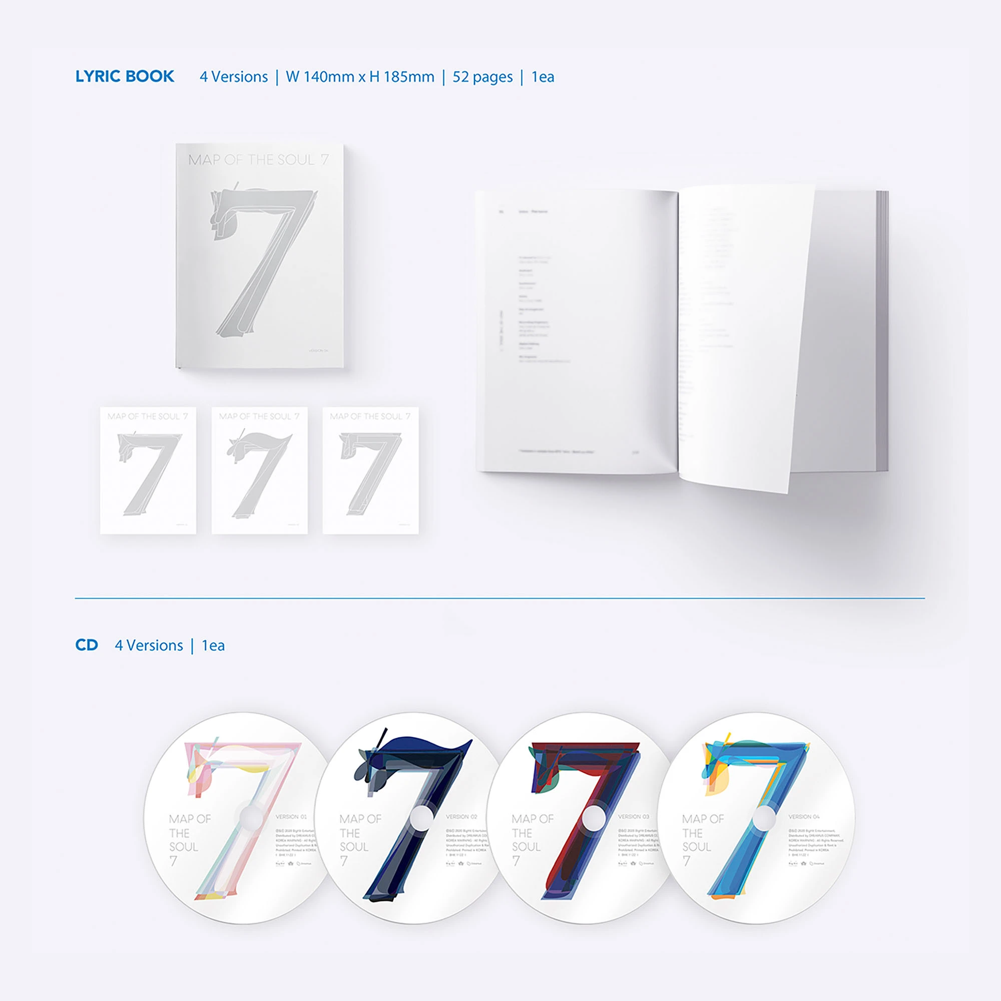 BTS - Map Of The Soul : 7 (Select ver./4 ver.) — VT Carrollton